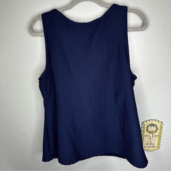 Lands End 16w DDD textured Swimsuit tank built in bra - Picture 3 of 5